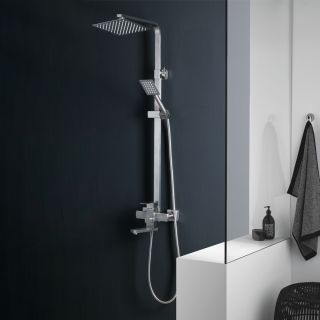 Душевая стойка Melana Cubo MELANA-610207 сатин